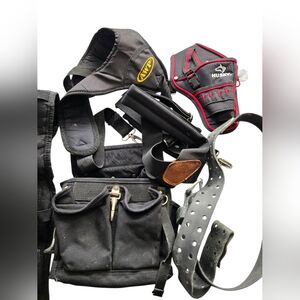 AWP Black Tool Bag for Men W/attachments